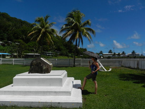 1874 fand hier die Uebergabe des Landes an England statt! Queen Victoria war damals persoenlich anwesend.