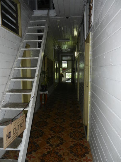 Teilweise war es wie in einem Geisterhaus...