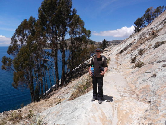 Am ersten Tag durchwanderten wir die komplette Insel von Nord nach Sued.