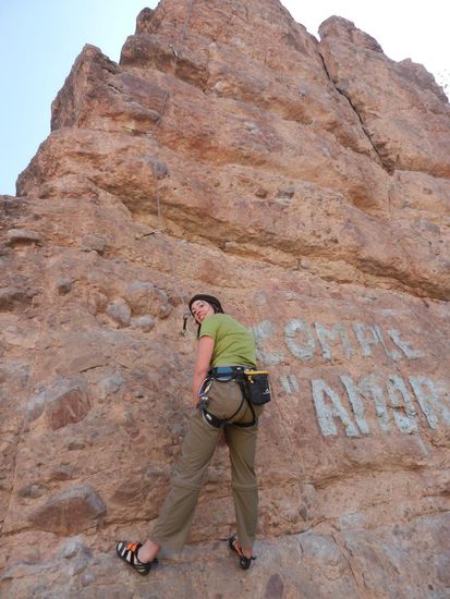 ... die uns endlich mal wieder zum Klettern verleitet haben!