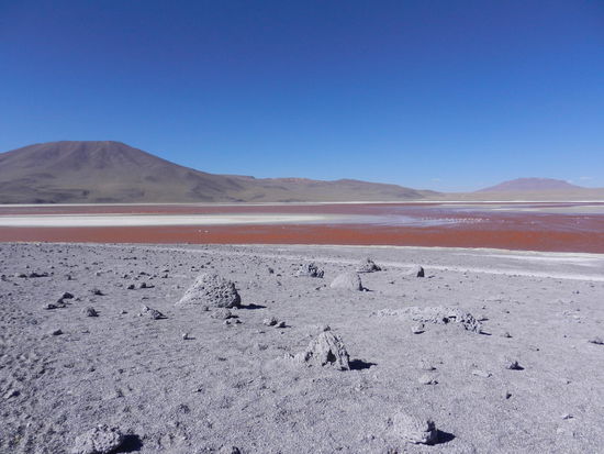 Die Laguna Colorada!!! Wir standen eine halbe Stunde da und konnten es immer noch nicht glauben...
P.S. Das Bild ist nicht bearbeitet!