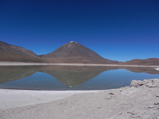 Zum kroenenden Abschluss: Der Vulkan "Licancabur" an der Grenze zu Chile!