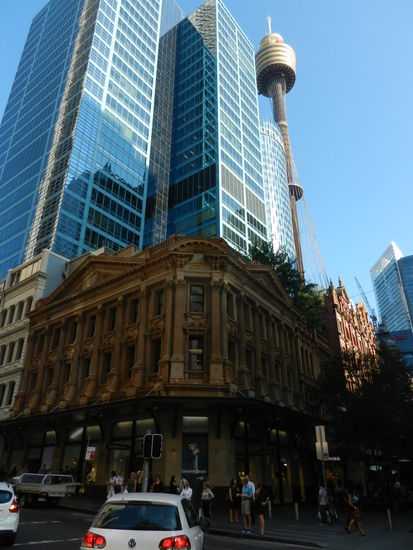 Alt und neu werden in der Stadt oft vereint.