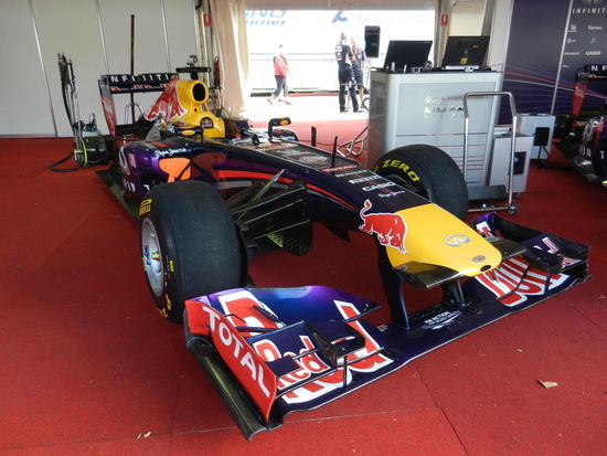Der neue RB9 oder wie Sebastian Vettel das Auto nennt,
die "Hungrige Heidi"!