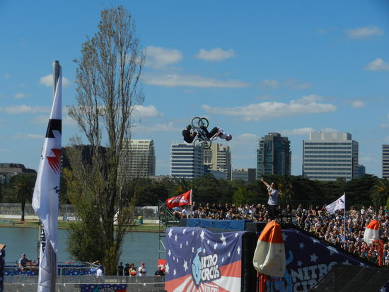 2 BMX-Freaks in Action.