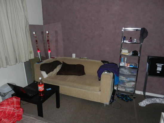 Unser Zimmer - that's how we live!