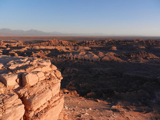 Zum Abschluss eines tollen Tages:
Sonnenuntergang im "Valle de la luna" (Mondtal)