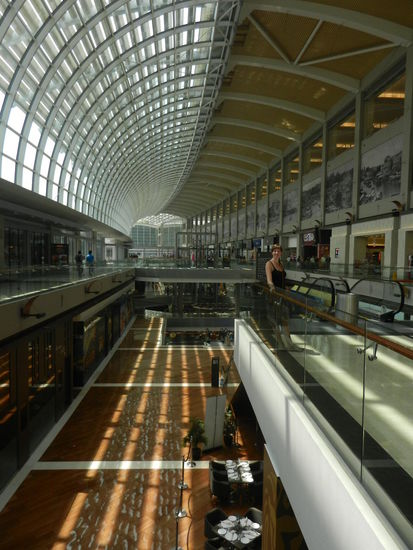 In der noblen Mall von Marina Bay.