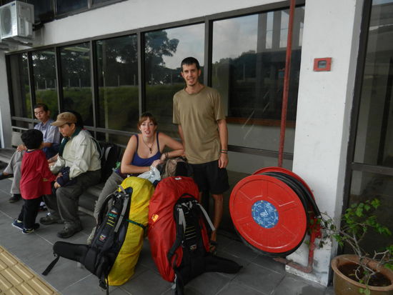 Warten an der Grenze...