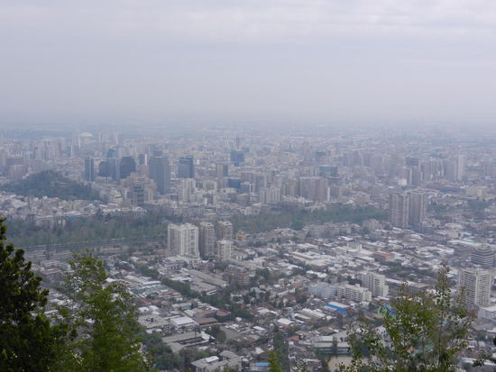 Vom Berg "San Cristobal" ein Ueberblick auf einen kleinen Teil der Stadt!