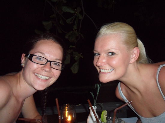 Beim abendlichen Dinner 