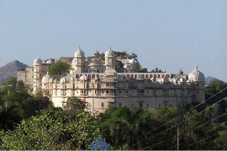 der palast in udaipur.
