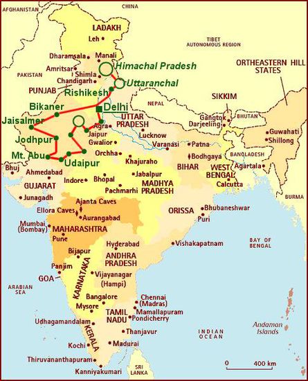 weiter in die region himachal pradesh.