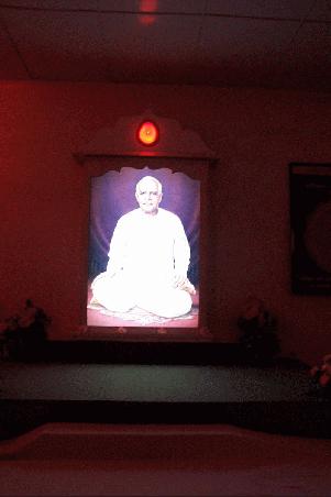 der meditationsraum der brahma kumaris.
