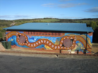 die Toiletten am Bells Beach - wohl die meist fotografiertesten...