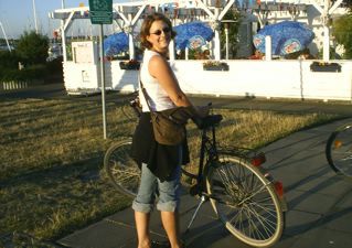 mit dem Fahrrad auf Fehmarn unterwegs