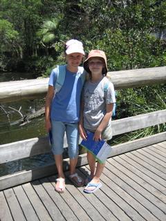 Georgia und ihr Freundin Rose im Taronga Zoo