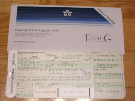 Das Around the World Ticket