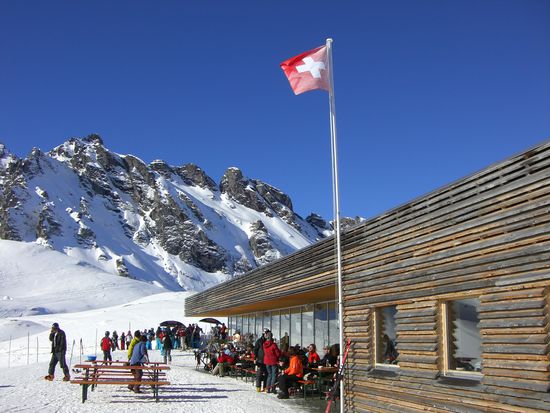 Pizolhütte auf 2227m.ü.m