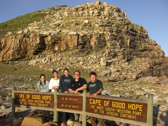 Wir am Cape Of Good Hope