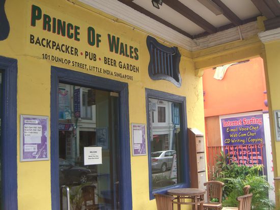 Unser Backpacker in Singapur