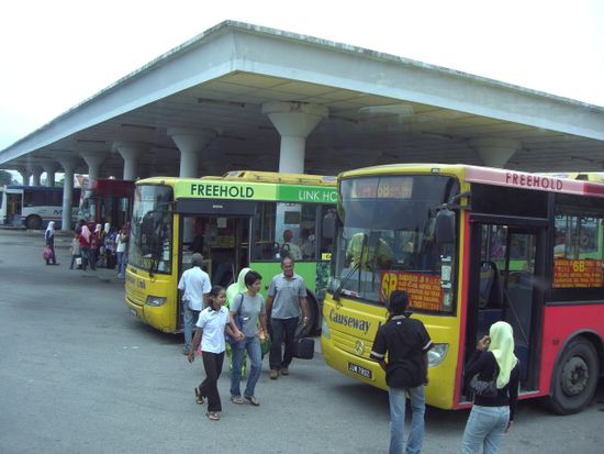 Busbahnhof in Johor