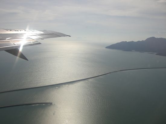 Kurz nach dem Start in Langkawi