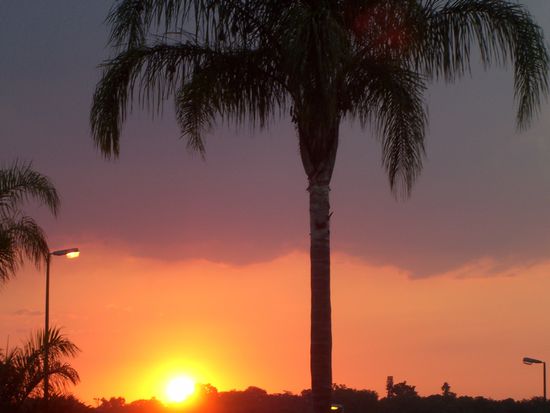 Sonnenuntergang in Nelspruit