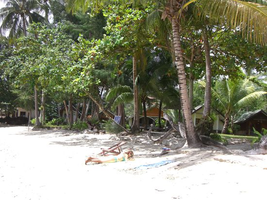 Sarah am Strand