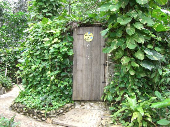 Eingang zum WC
