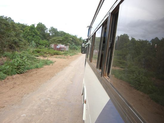 Da war die Strasse endlich wieder gut! juhuiiiii