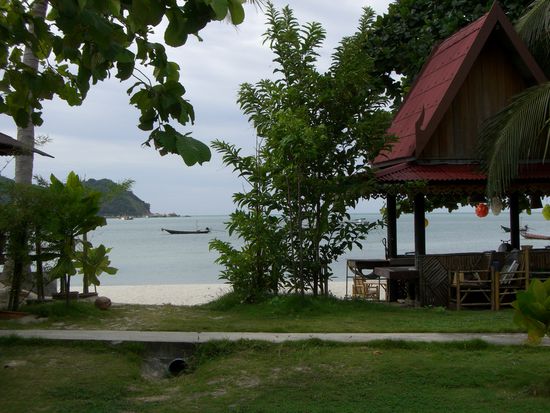 und die Aussicht vom Bungalow.