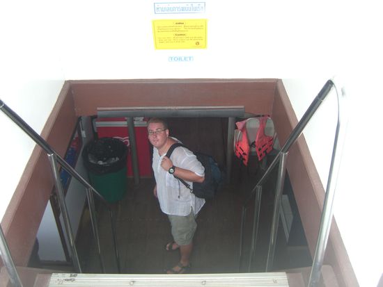 Rico auf dem Schiff..