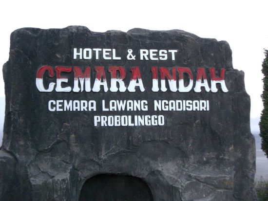Unser Hotel in Bromo.