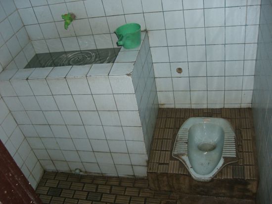 Das saubere WC!
