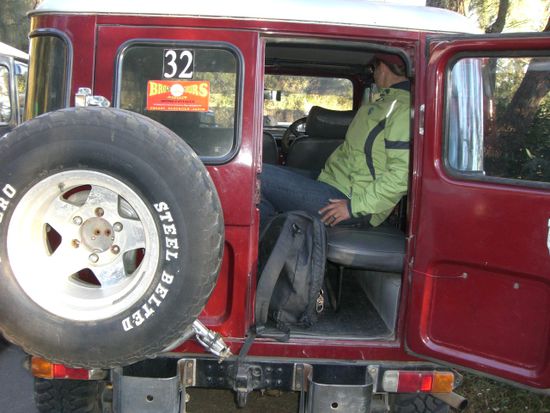 Unser Jeep.
