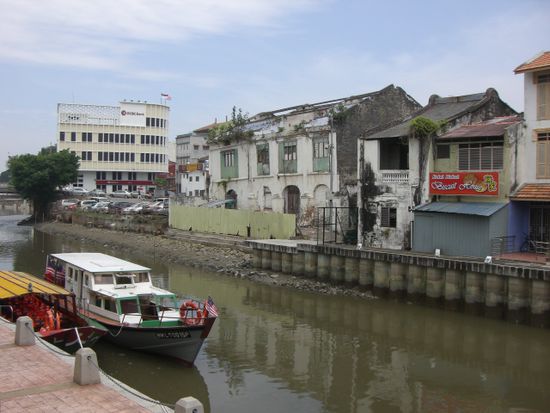 Fluss von Melaka