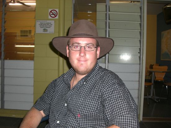 Rico mit Australischem Hut.