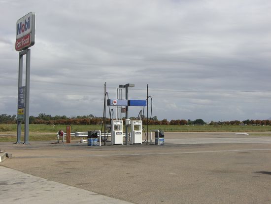 Tankstelle in the middle of nowhere..