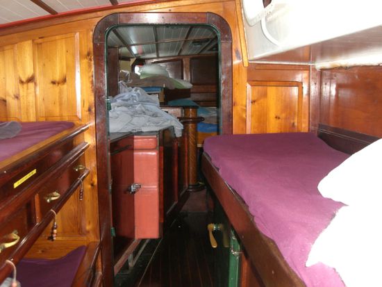 Die Betten im Boot