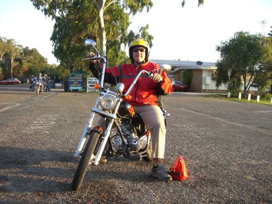 Ich und mein Chopper.