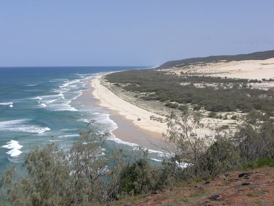 Ausblick auf die Fahrzeuge vom Indian Head.