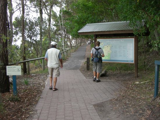 Am Beginn der Wanderung.