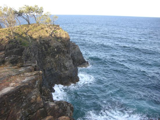 Klippen waehrend der Wanderung.