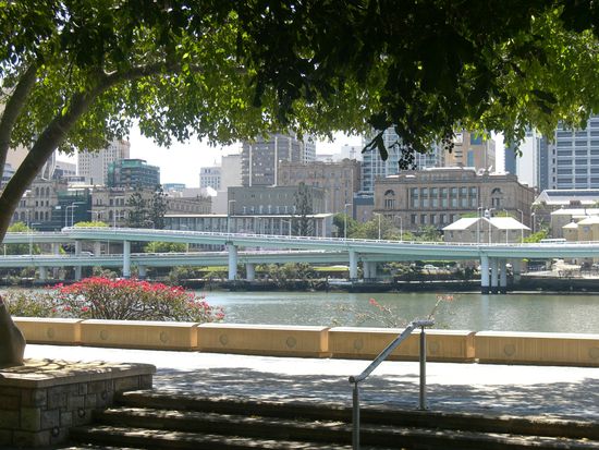 Brisbane vom Botanischen Garten aus.