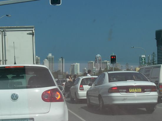 Kurz vor Surfers Paradise.