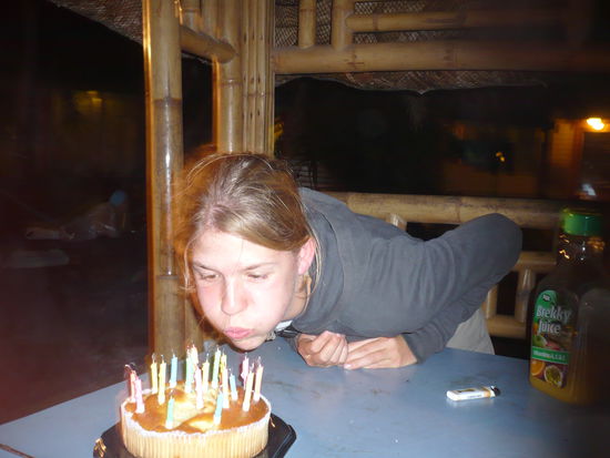 Evas Geburtstag. Wie alt sie geworden ist koennt ihr ja zaehlen 