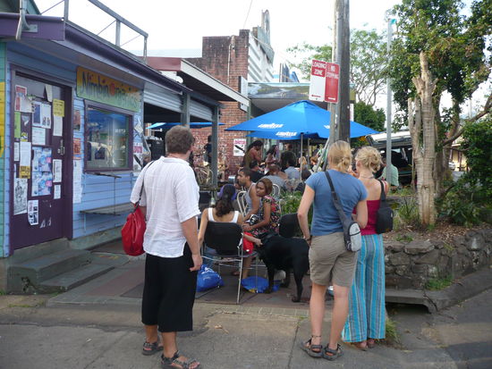 Musikanten in Nimbin.