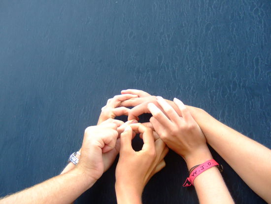 Tja, der Versuch die Olympischen Ringe zu machen.