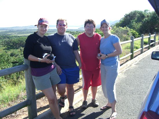 Unsere Truppe. Sarah, Rico, Ossi und Kelly. Katja hat das Foto geschossen.